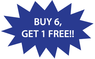 Buy 6, Get 1 FREE!!